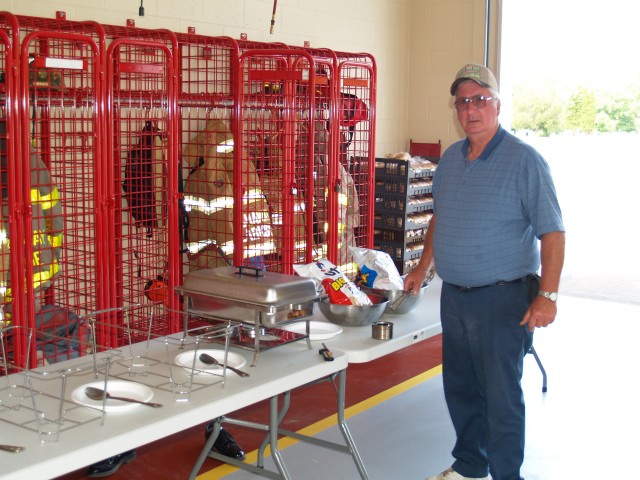 OPEN HOUSE  5/31/2009  Retired Chief and head chef Frank Sposato